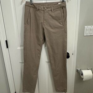 lululemon athletica Men's Khaki/grey commission slim pant